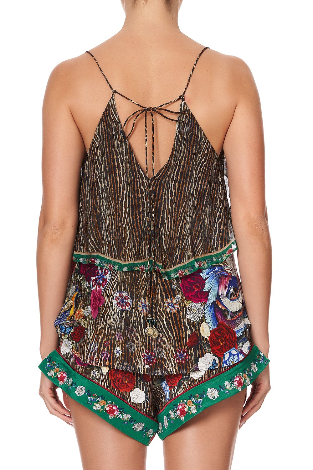 TOP WITH NECKLINE FRILL JEWEL OF JUPITER