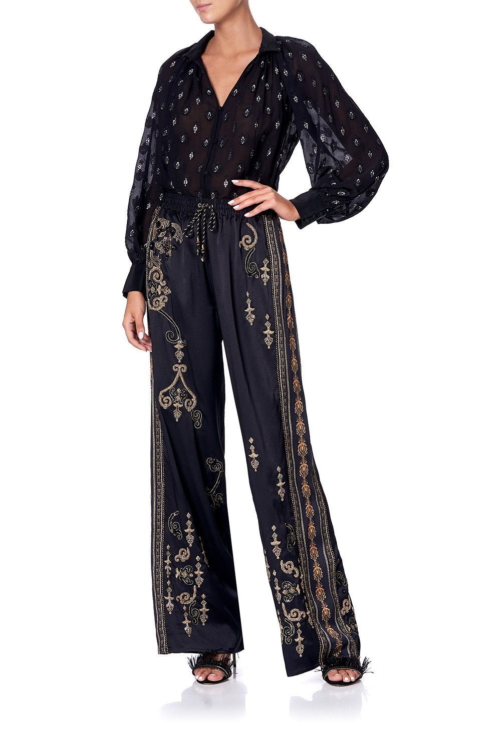 DRAWSTRING PANT WITH SIDE PANEL WE THE FREE