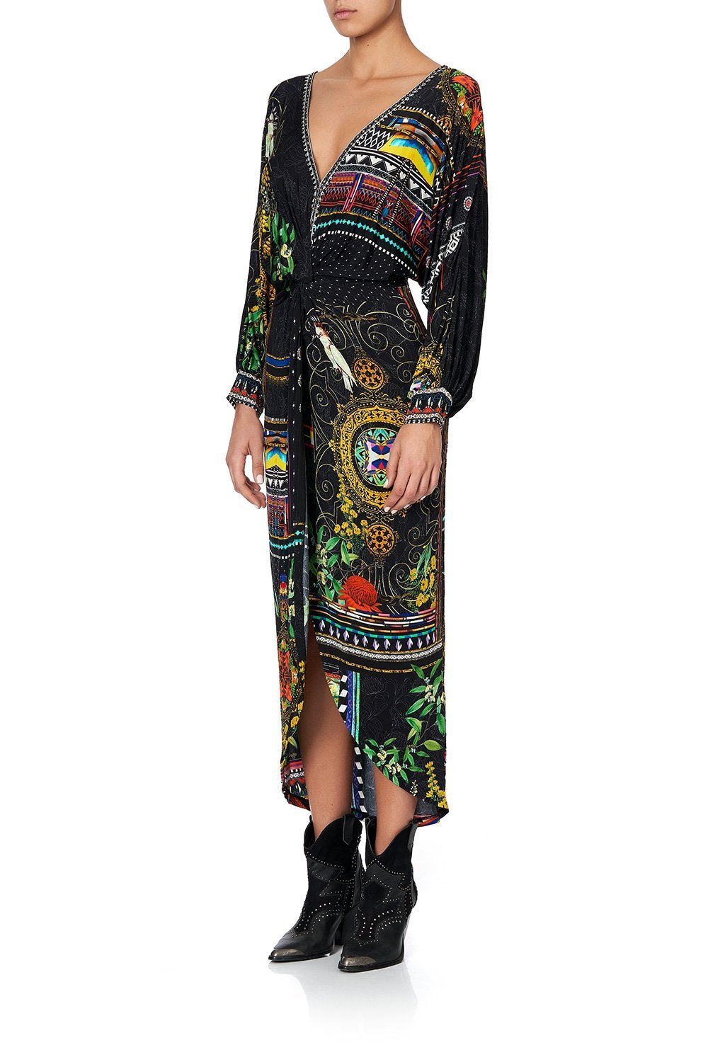 TWIST FRONT DRESS BLACKHEATH BETTY