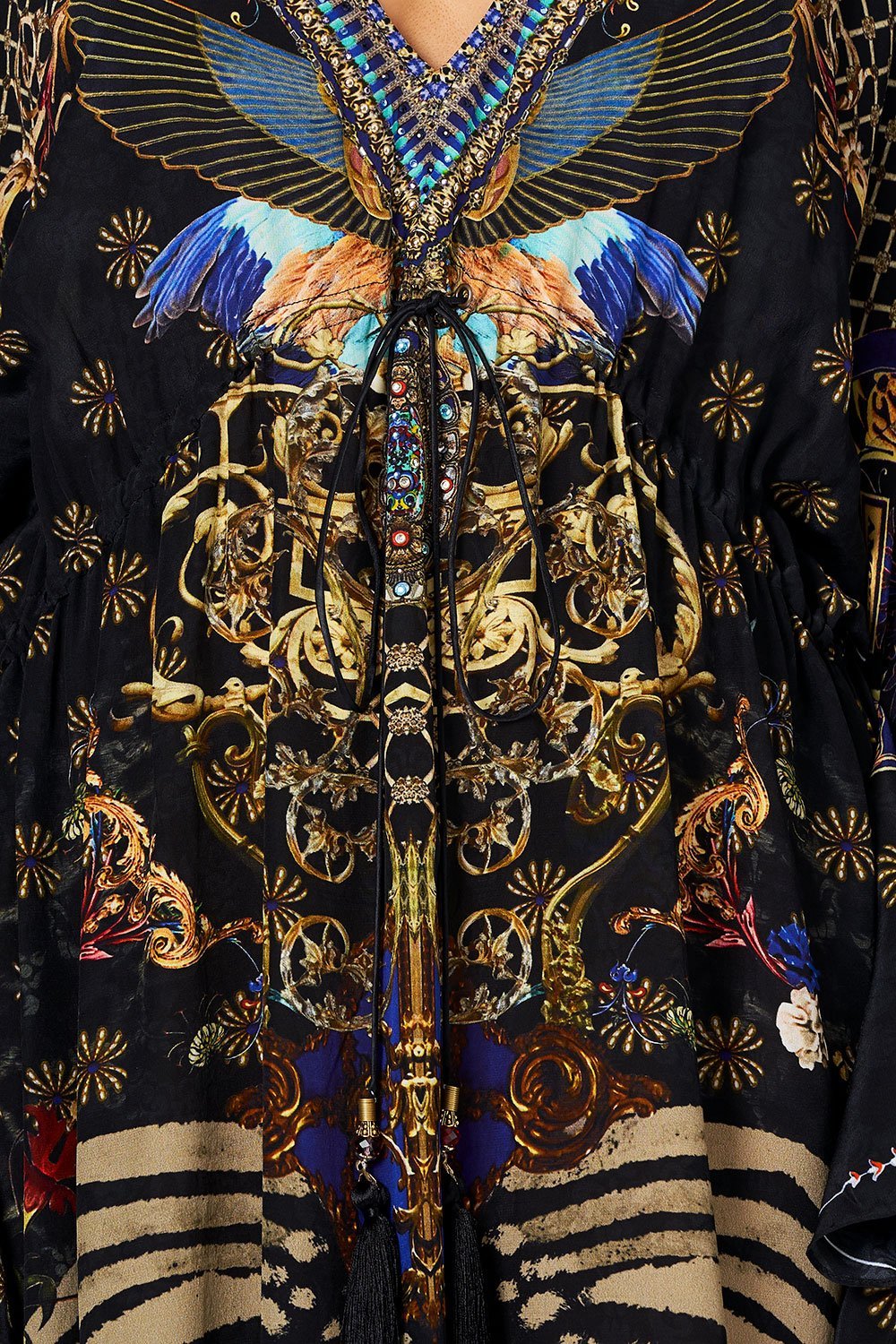 V-NECK KAFTAN WITH TIE WAIST THE NIGHT WE MET