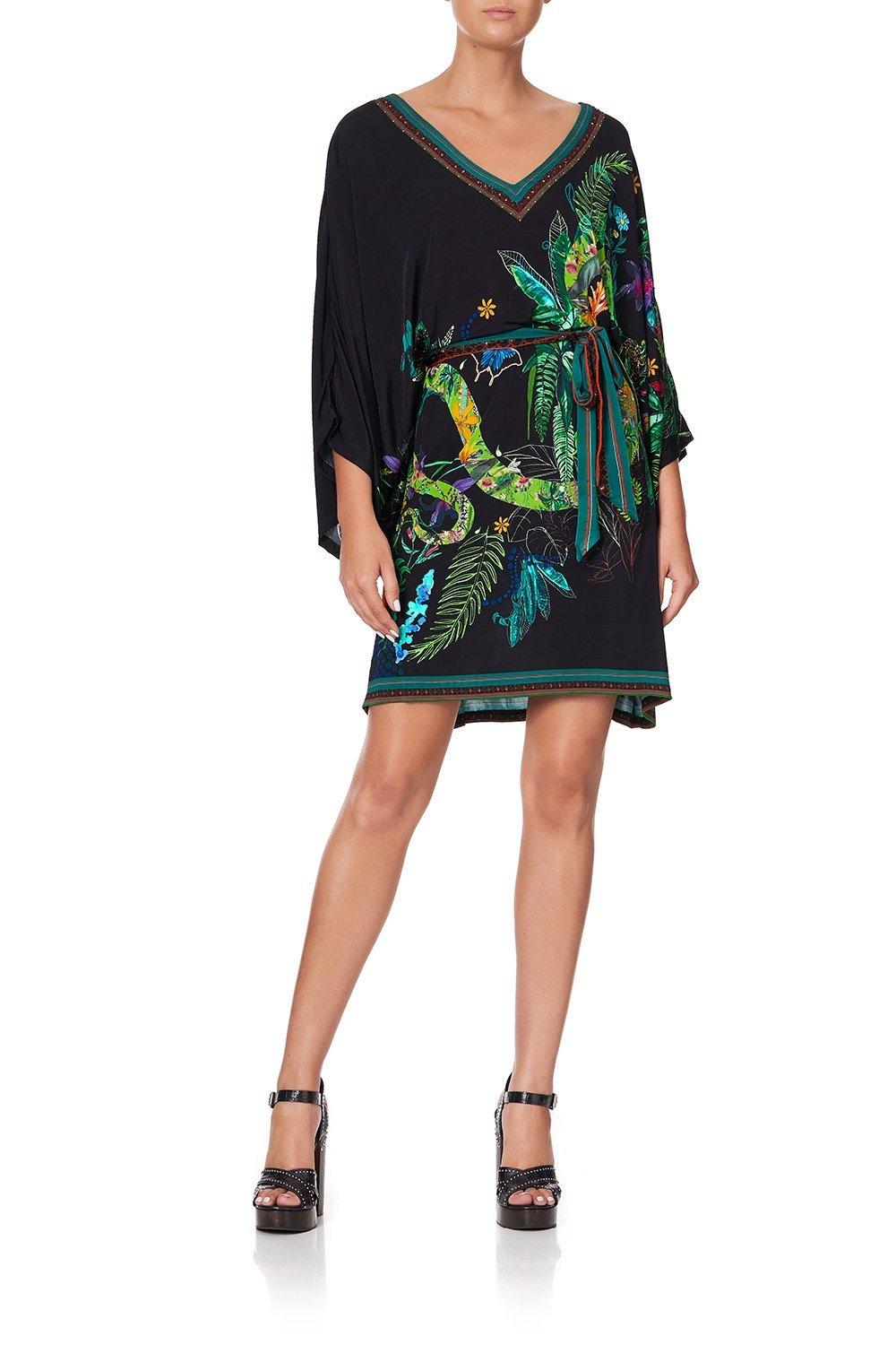 V NECK JERSEY SHORT KAFTAN TIE RIVER CRUISE