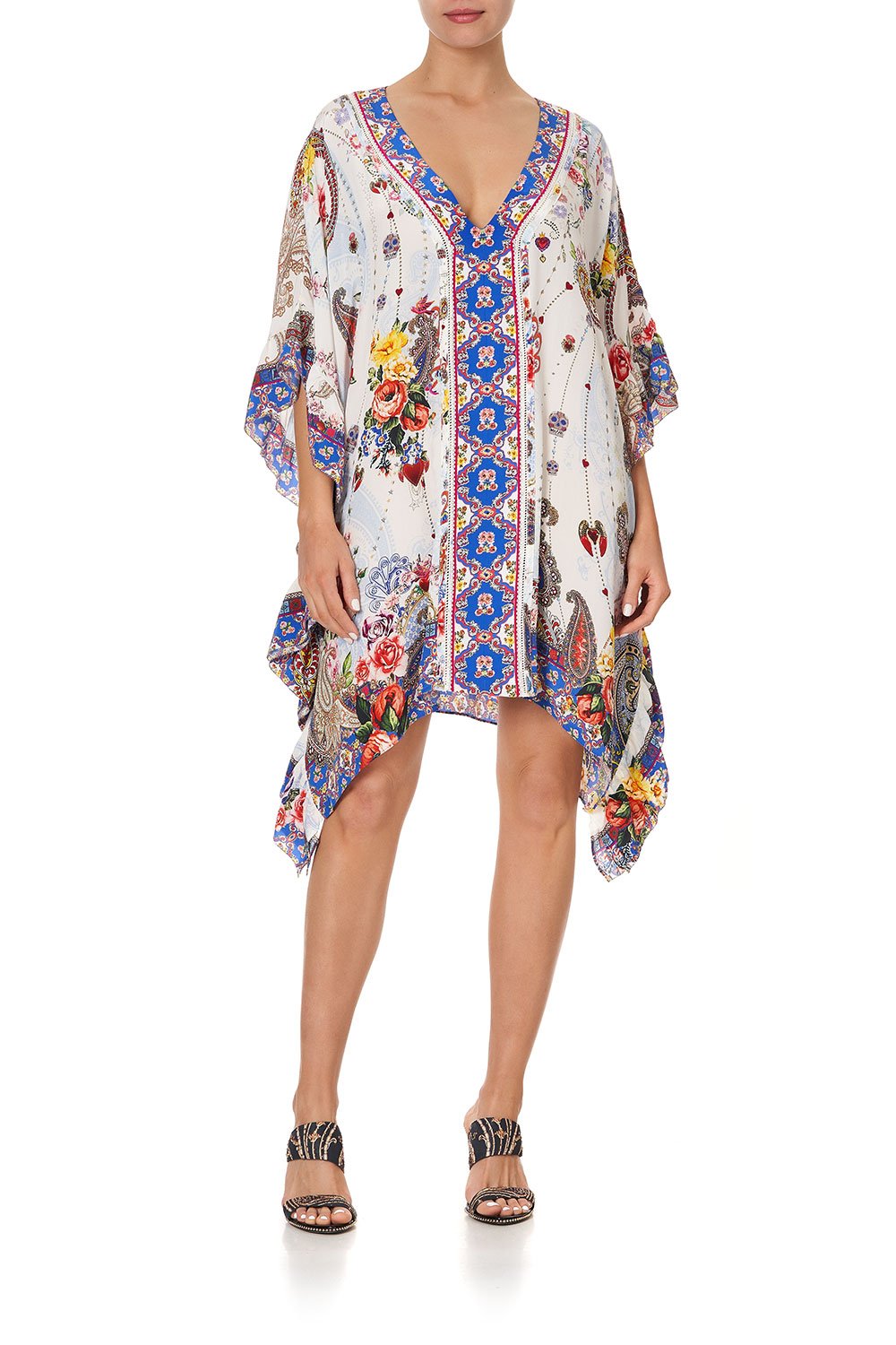 V-NECK KAFTAN WITH RUFFLE SLEEVE FRIDA FREEDOM