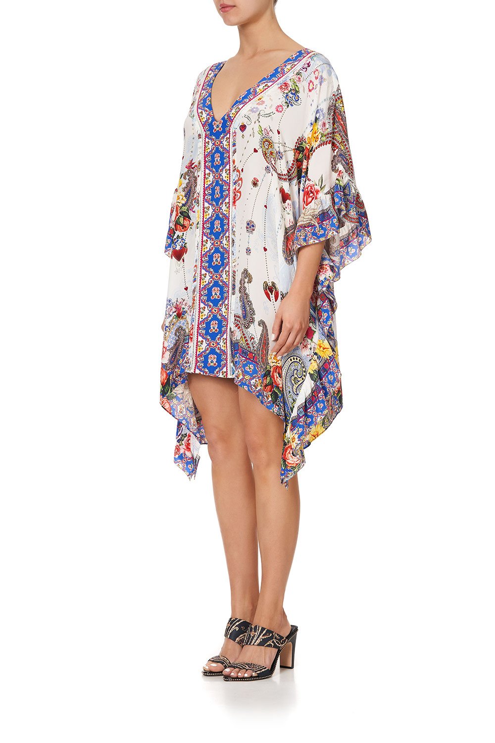V-NECK KAFTAN WITH RUFFLE SLEEVE FRIDA FREEDOM
