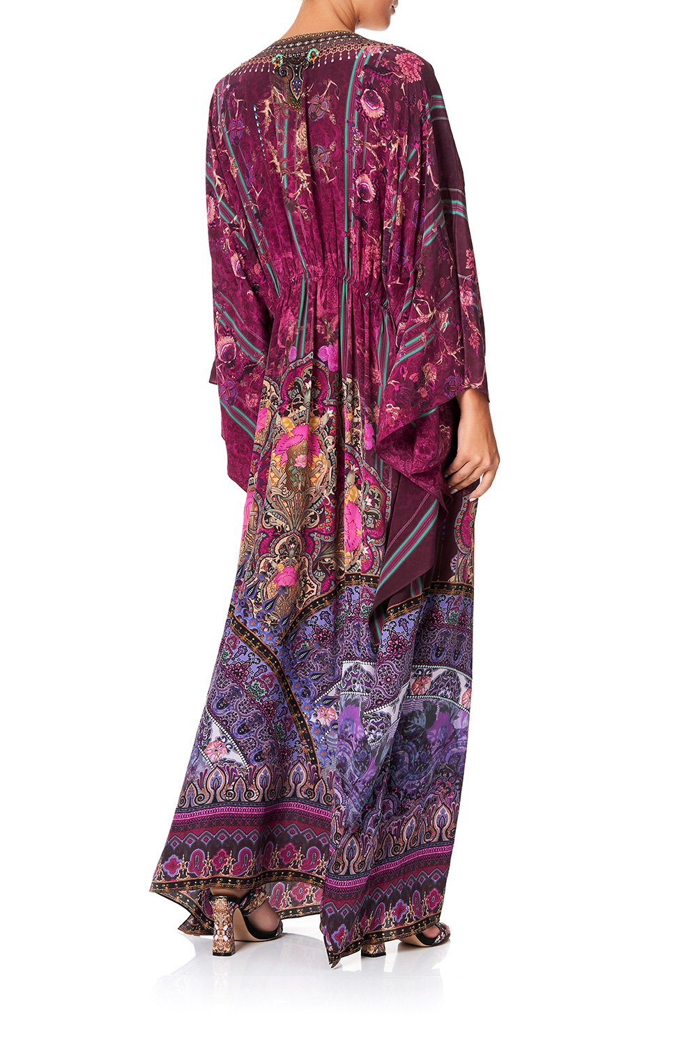 CAMILLA V-NECK KAFTAN WITH TIE WAIST DAUGHTER'S DESTINY