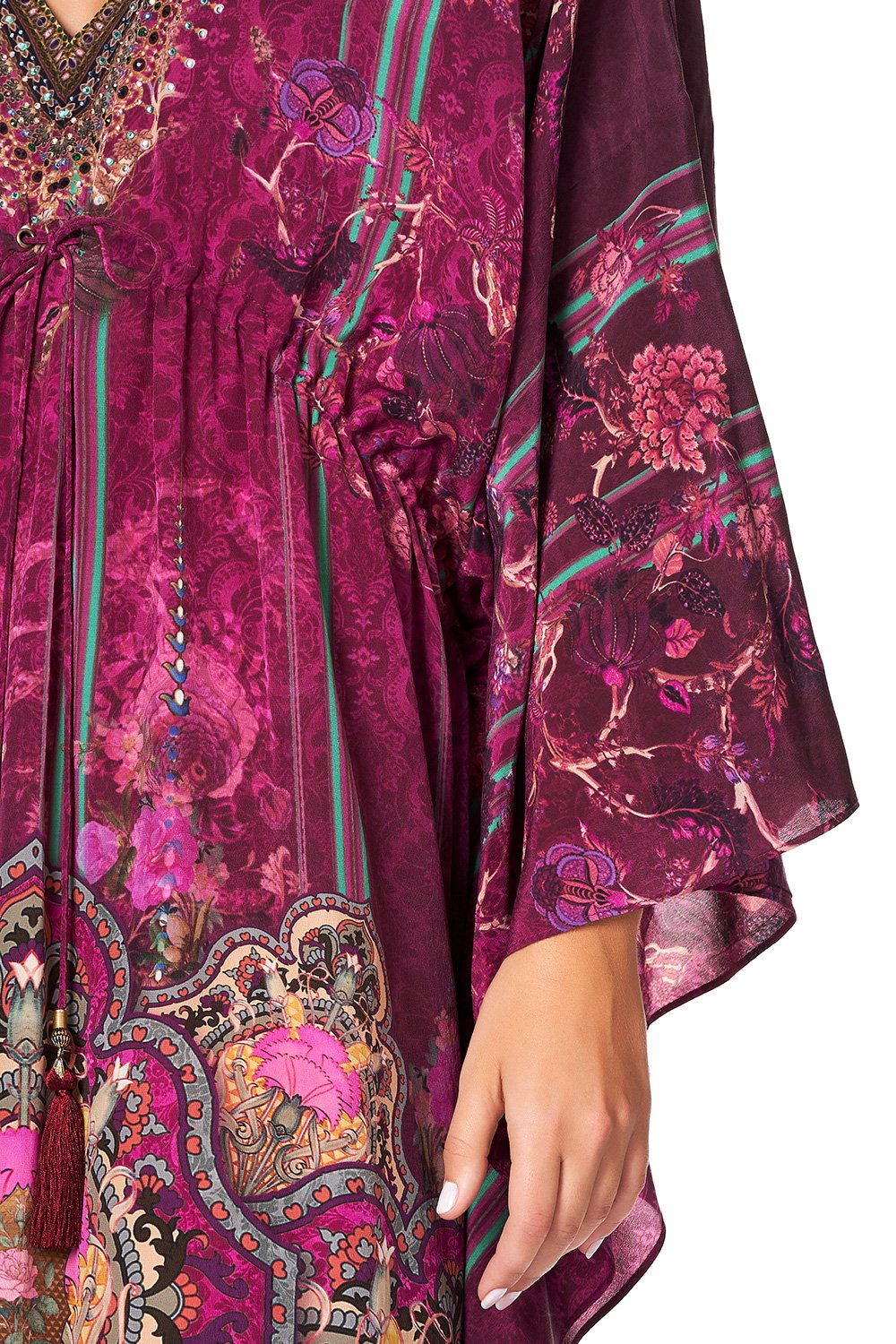 CAMILLA V-NECK KAFTAN WITH TIE WAIST DAUGHTER'S DESTINY