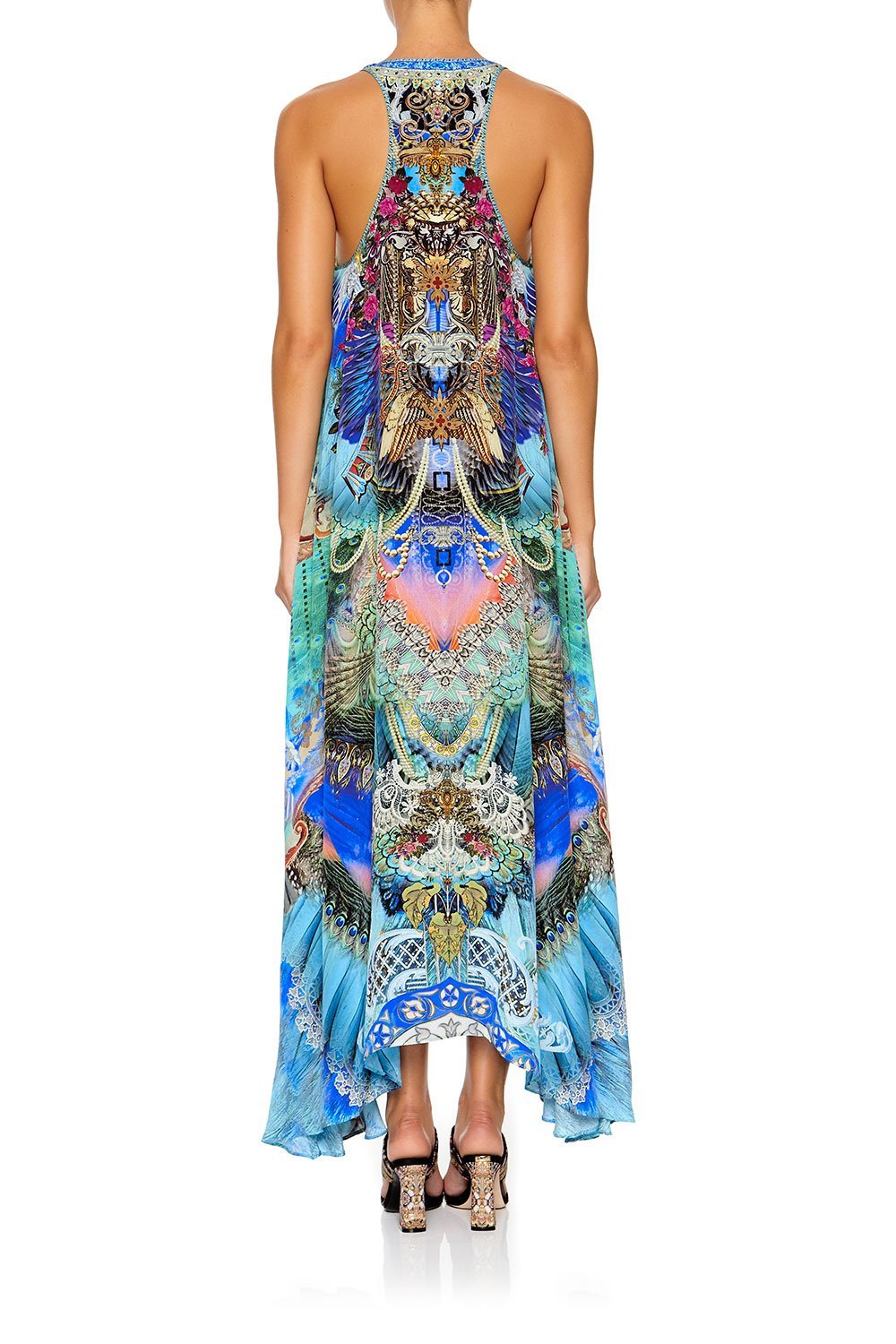 CAMILLA V NECK RACER BACK DRESS FREEDOM FLIGHT