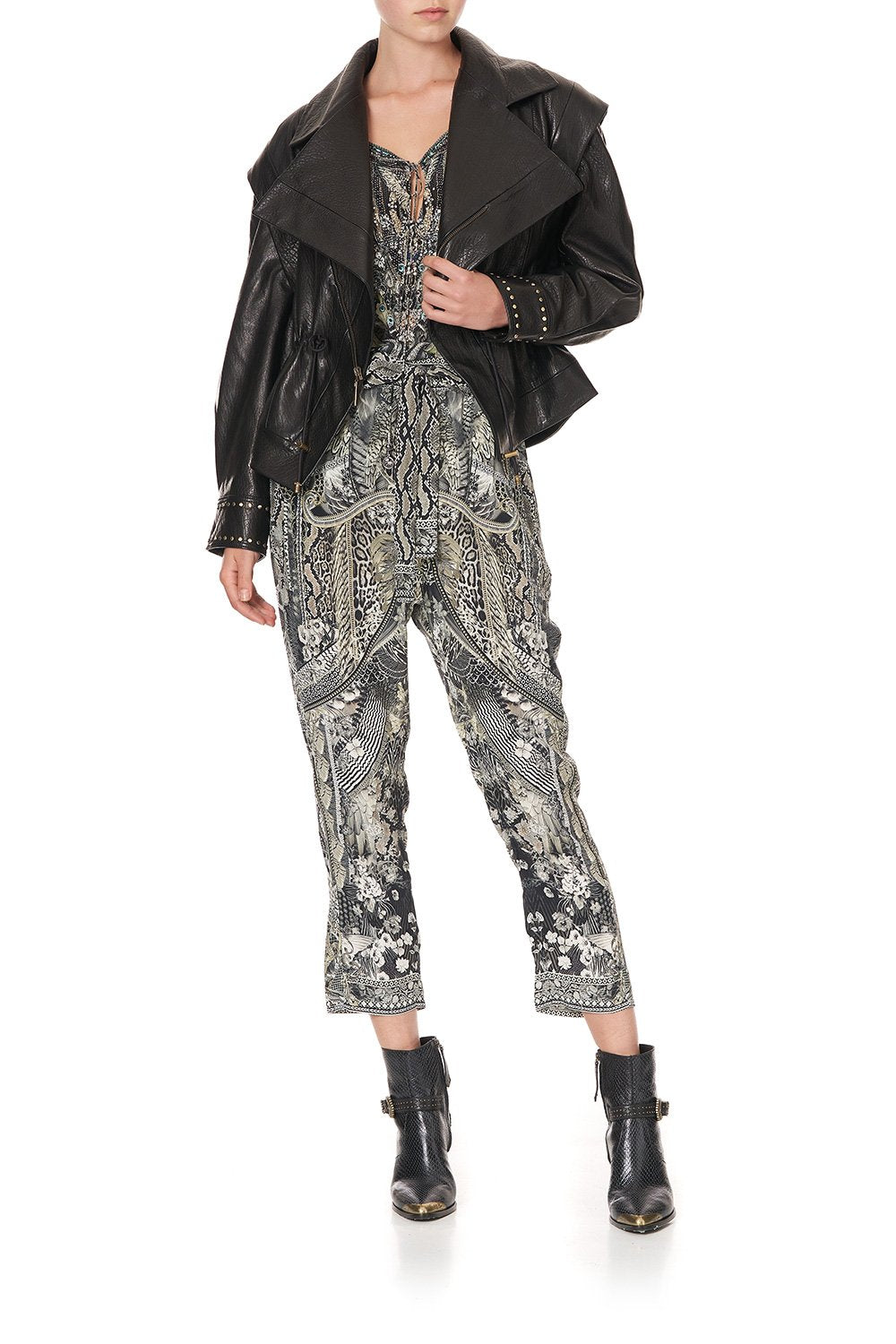 DROP CROTCH SLIM LEG PANT ONE TRIBE