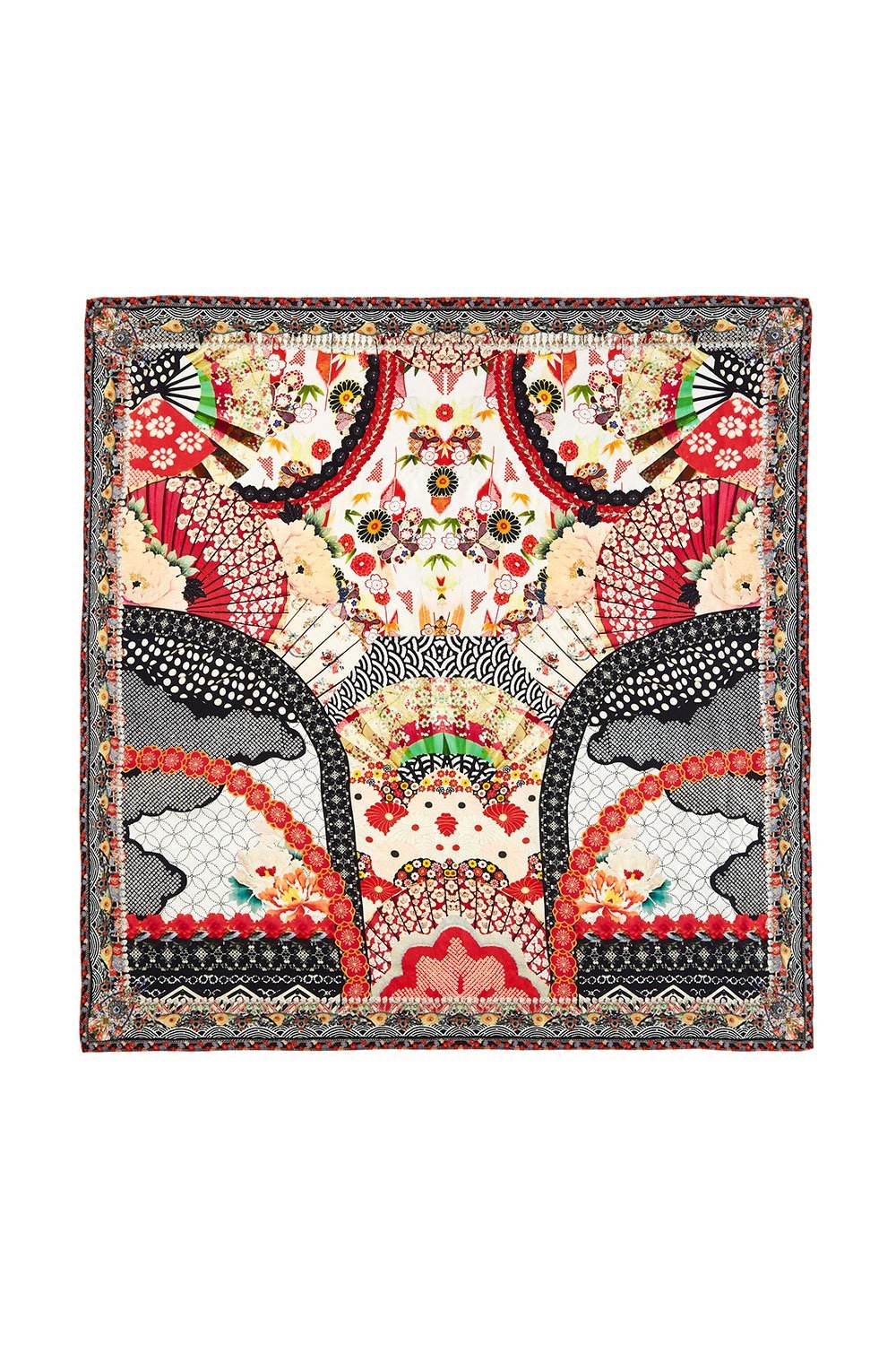 CAMILLA LARGE SQUARE SCARF VINTAGE VIXEN