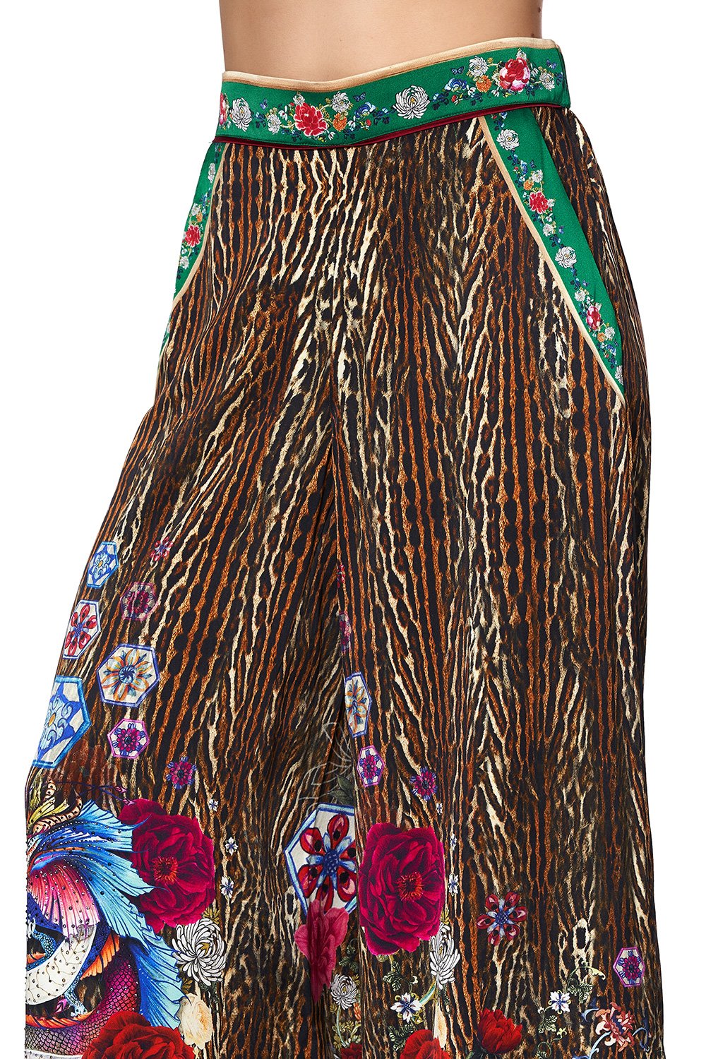 WIDE LEG PANT WITH CUFFS JEWEL OF JUPITER