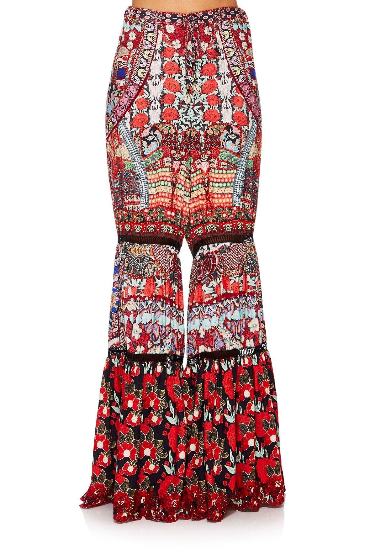 QUEEN ALIKA WIDE LEG TIERED PANT