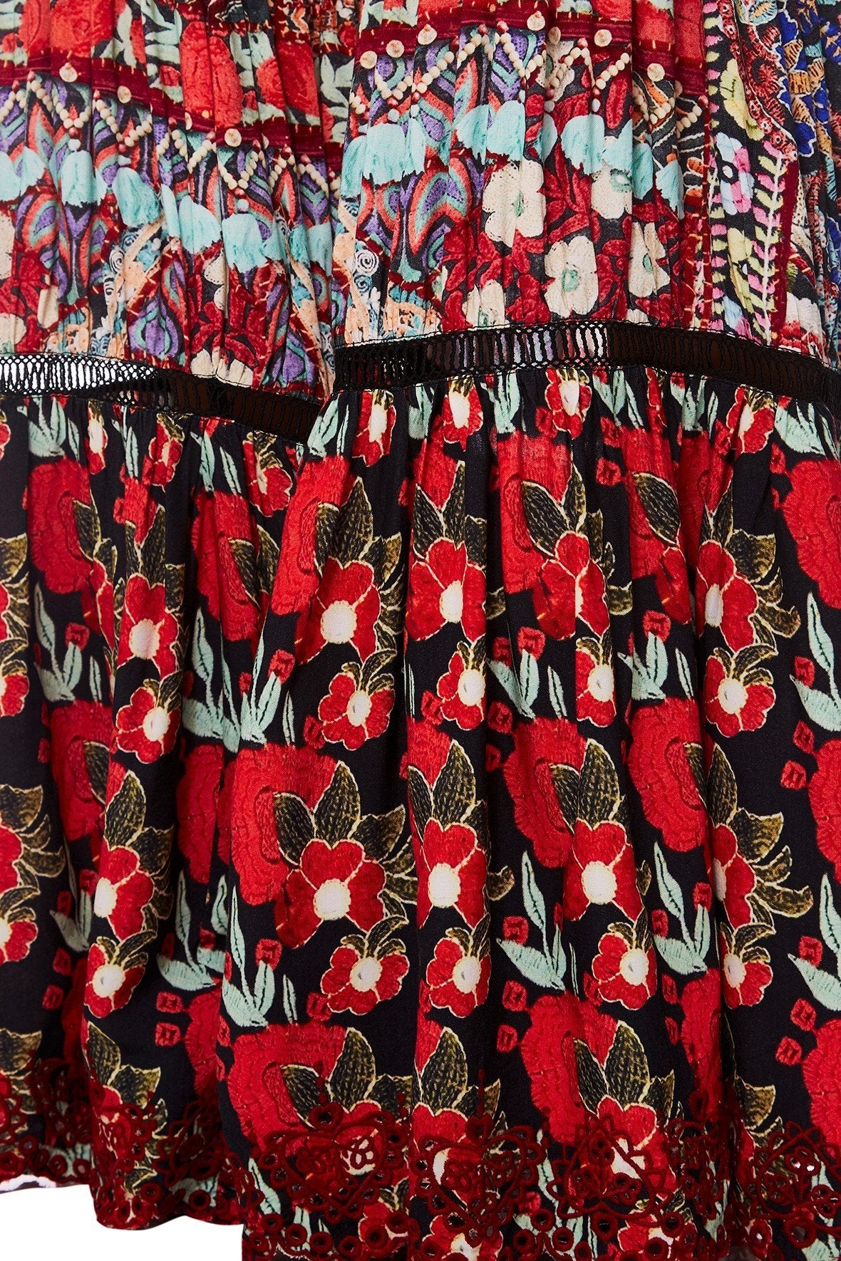 QUEEN ALIKA WIDE LEG TIERED PANT