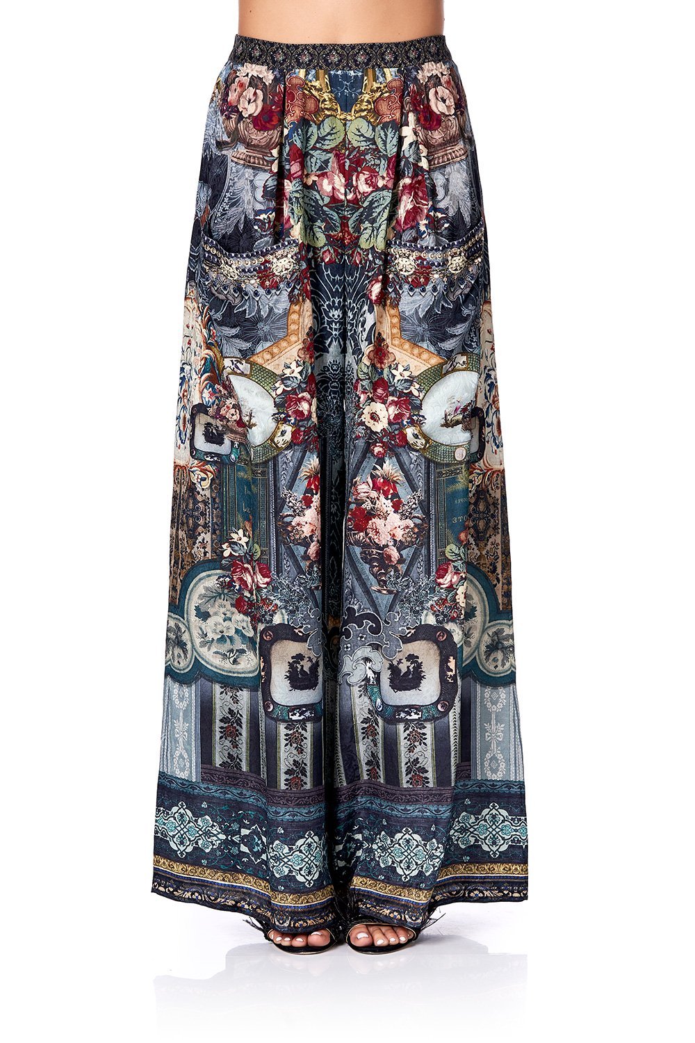 WIDE LEG TROUSER WITH FRONT POCKETS HOTEL BOHEME