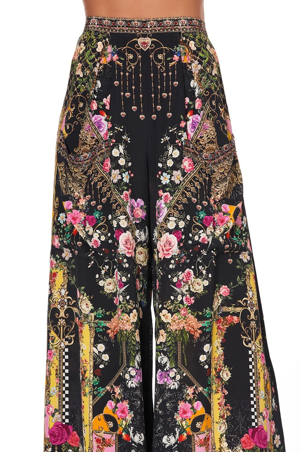 WIDE LEG TROUSER WITH FRONT POCKETS MONTAGUES CAPULET