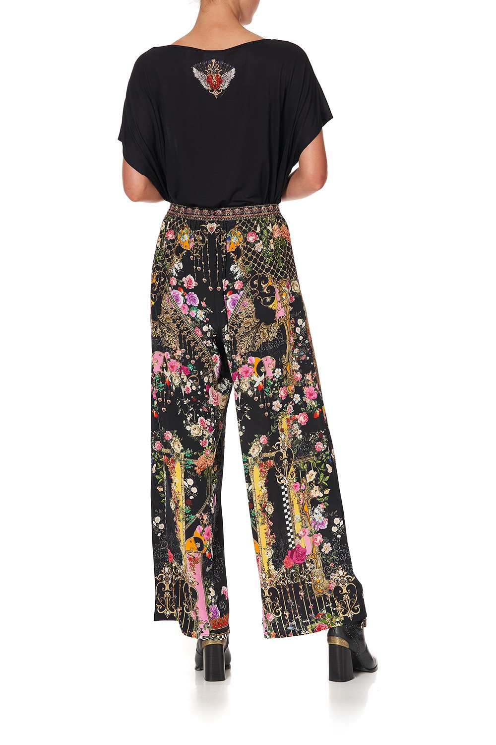 WIDE LEG TROUSER WITH FRONT POCKETS MONTAGUES CAPULET