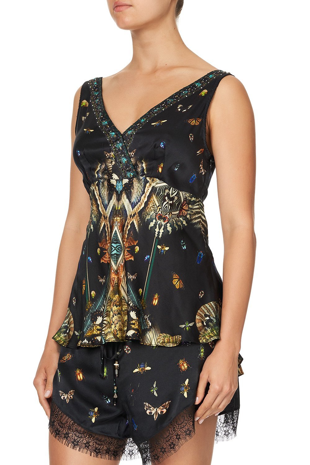 WIDE STRAP CROSS FRONT CAMI MATERNAL INSTINCT