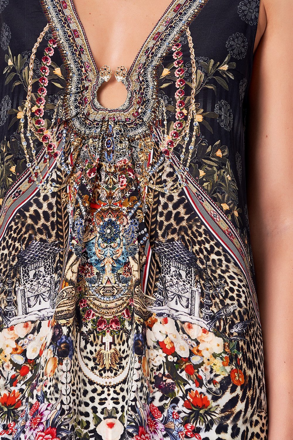 WIDE STRAP U-RING TOP MARAIS AT MIDNIGHT