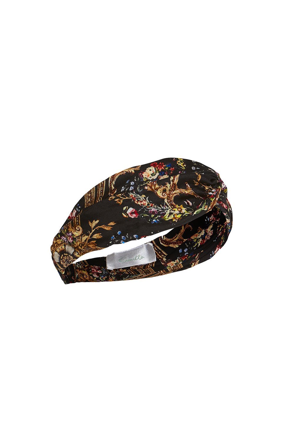 CAMILLA WOVEN TWIST HEADBAND FRIEND IN FLORA