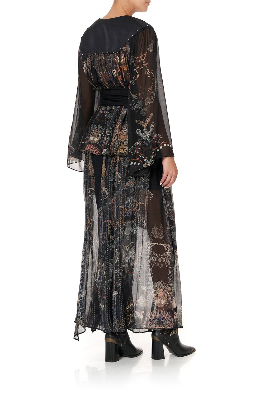 WRAP BLOUSE WITH YOKE SON OF SEVEN QUEENS