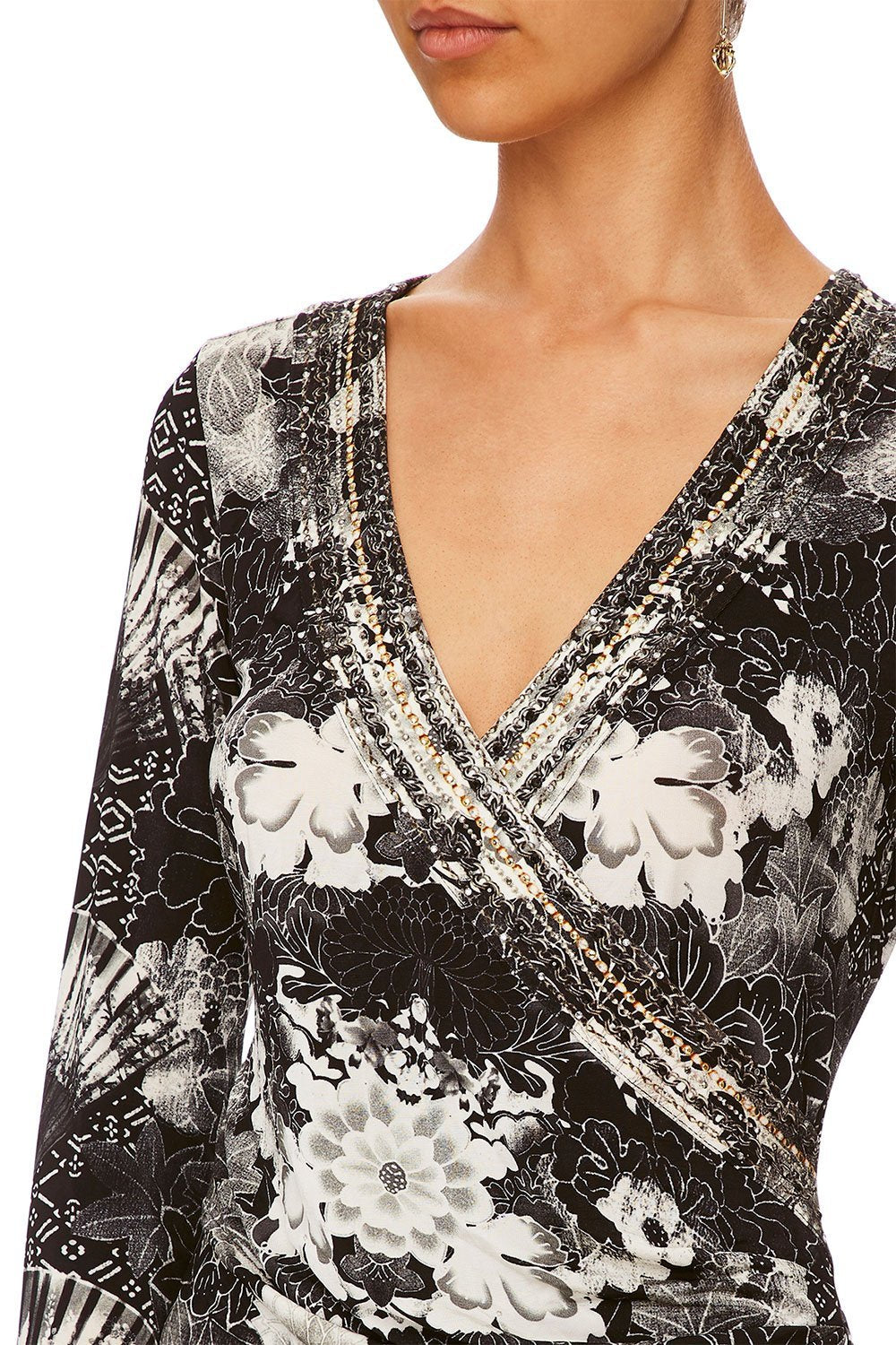 CAMILLA WILD MOONCHILD WRAP DRESS W TIE