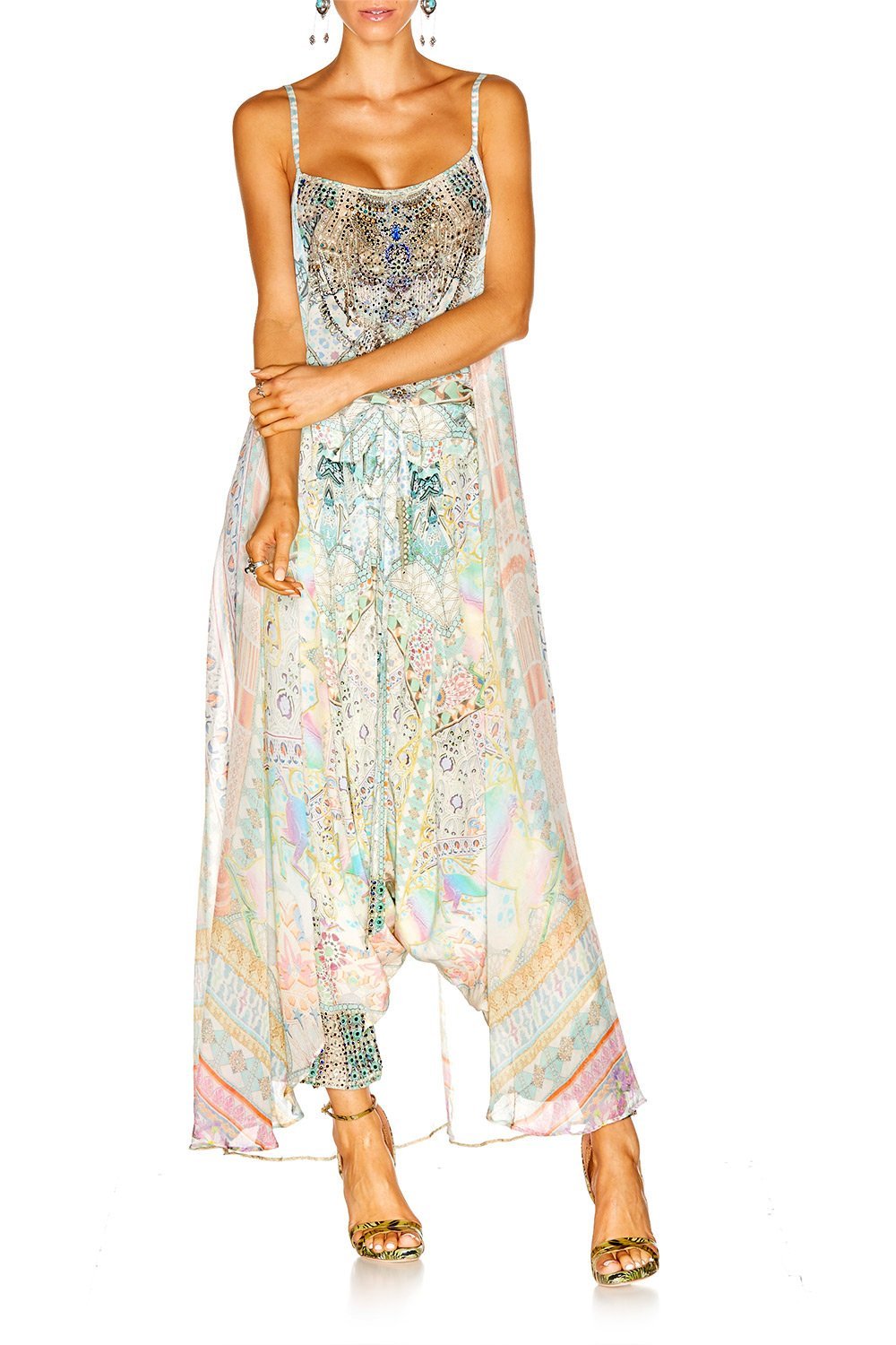 MY DUBAI DREAM MINI DRESS W LONG OVERLAY