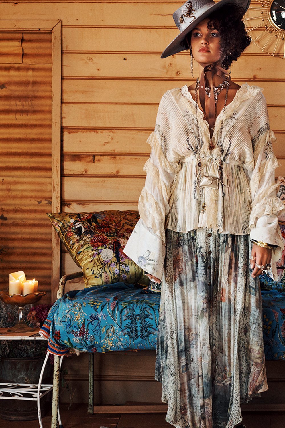 SHAPED WAIST SKIRT LETTERS FROM HILDA