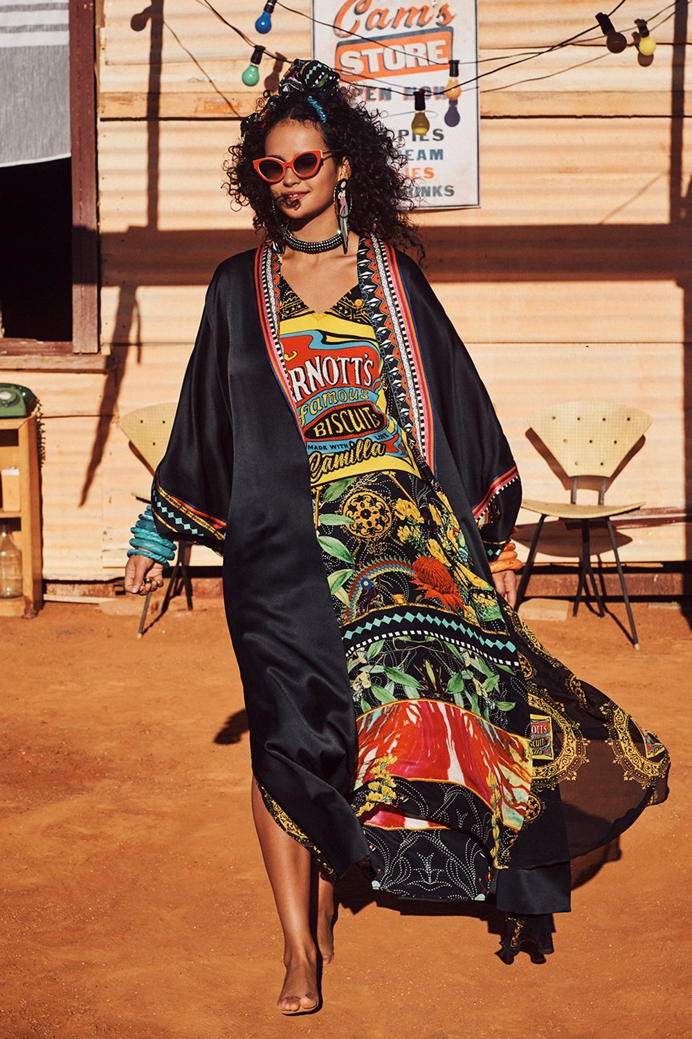 KAFTAN WITH SHEER SLEEVE ARNOTTS