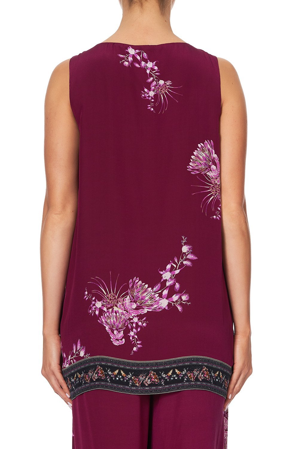 FRONT SPLIT TUNIC DESERT SUNRISE