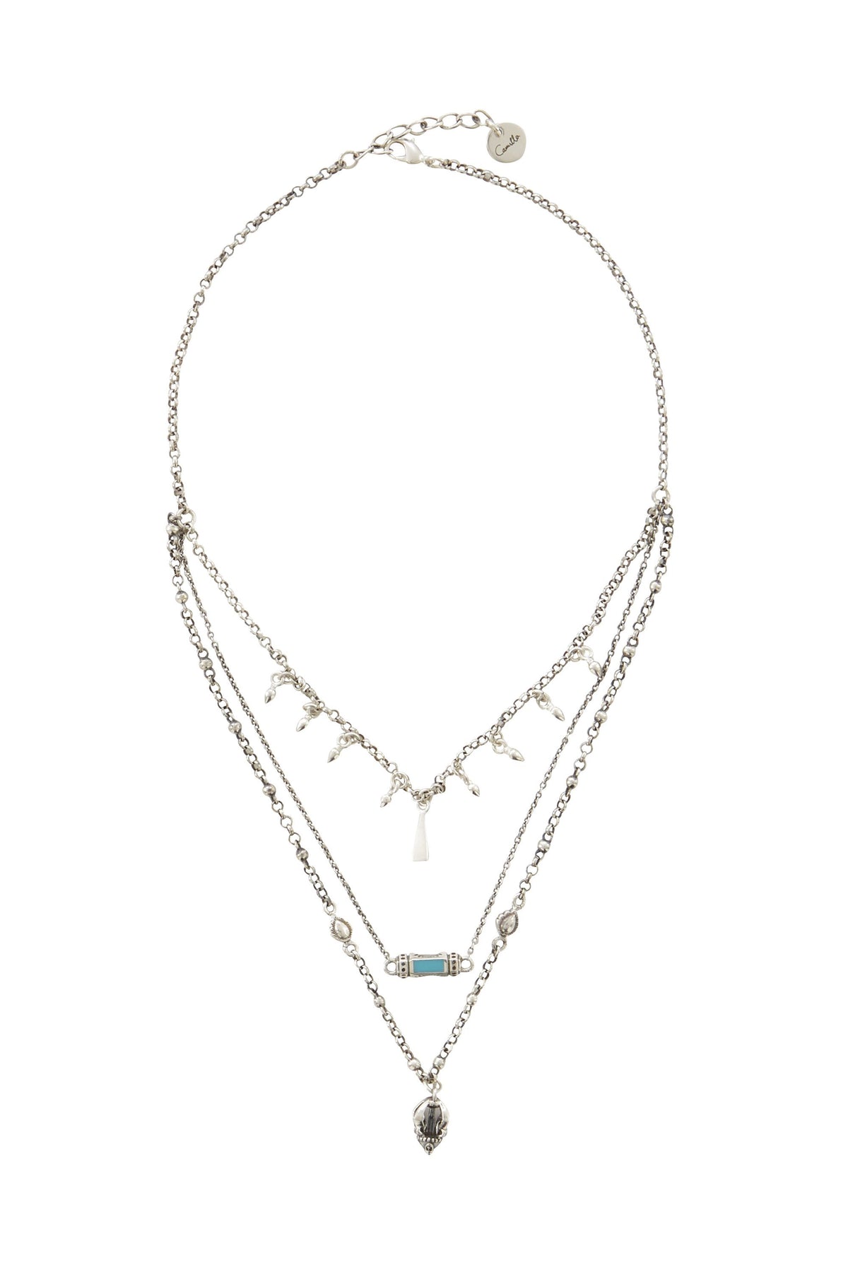 DRESS UP BOX TIERED NECKLACE