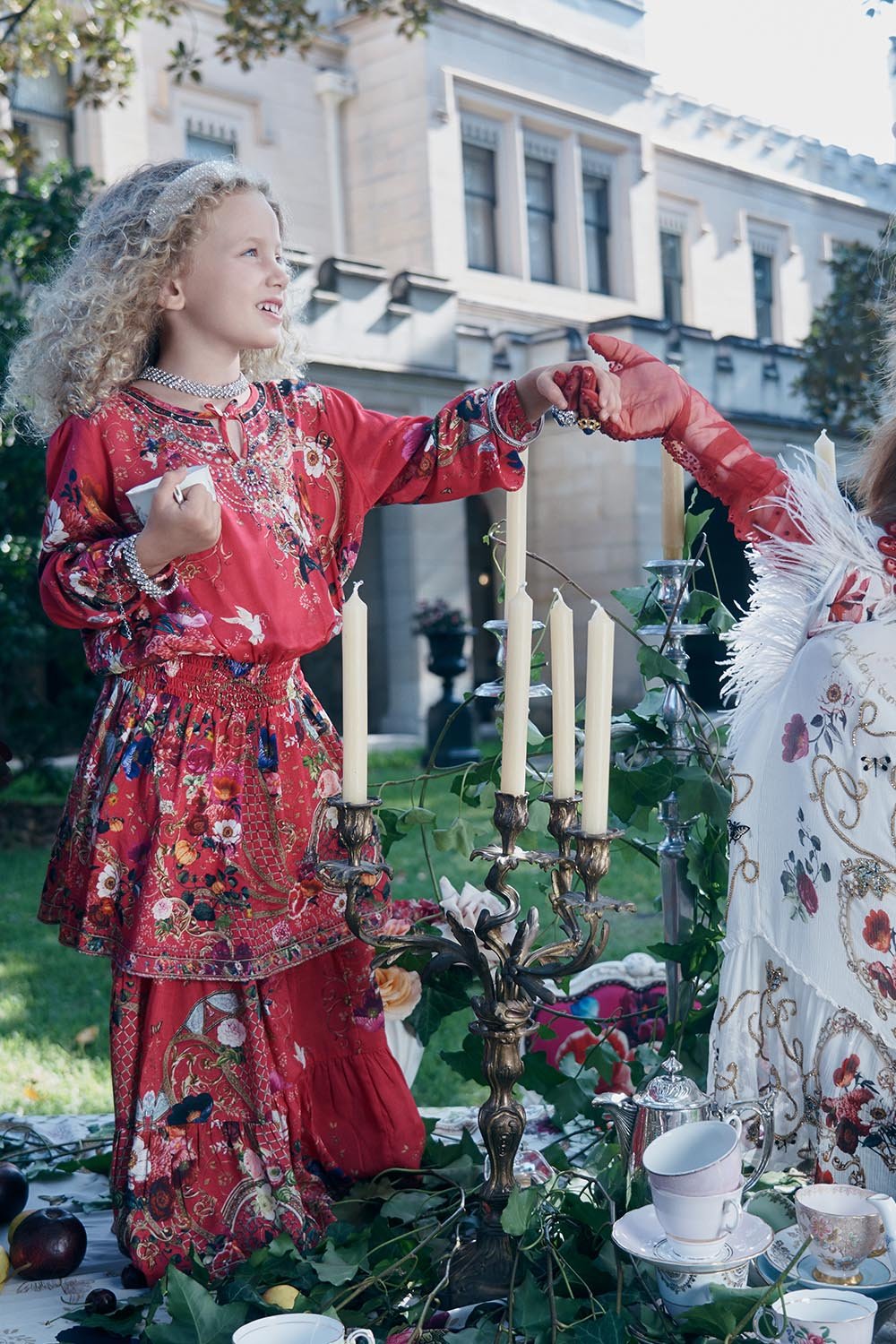 KIDS RELAXED SHIRRED WAIST DRESS BEEUTIFUL BEINGS