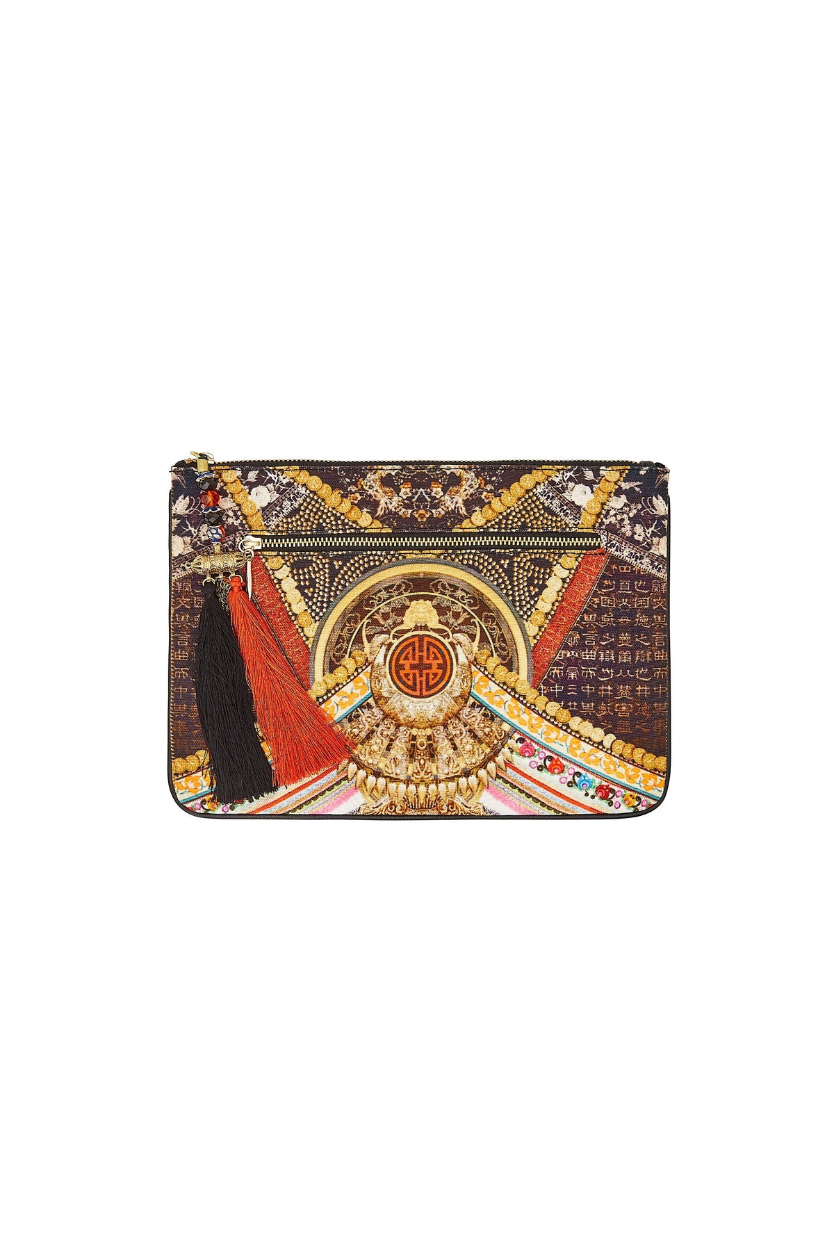 DYNASTY DAYS SMALL CANVAS CLUTCH