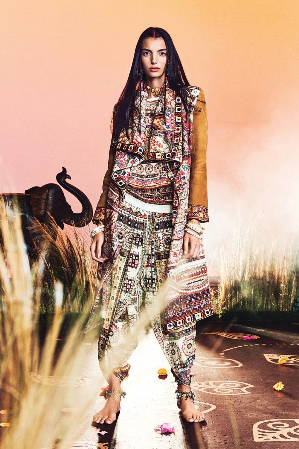 INDIANA FRANKS WATERFALL COLLAR COAT