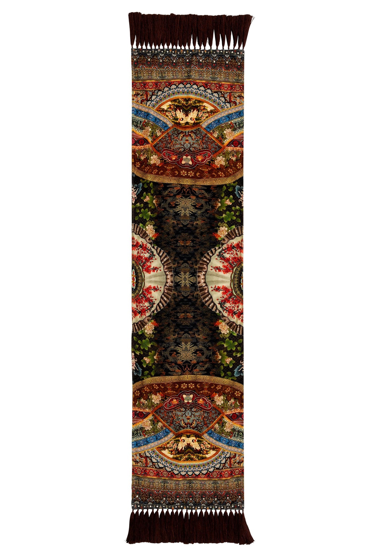 GATHERING DUSK SHAWL W TASSELS