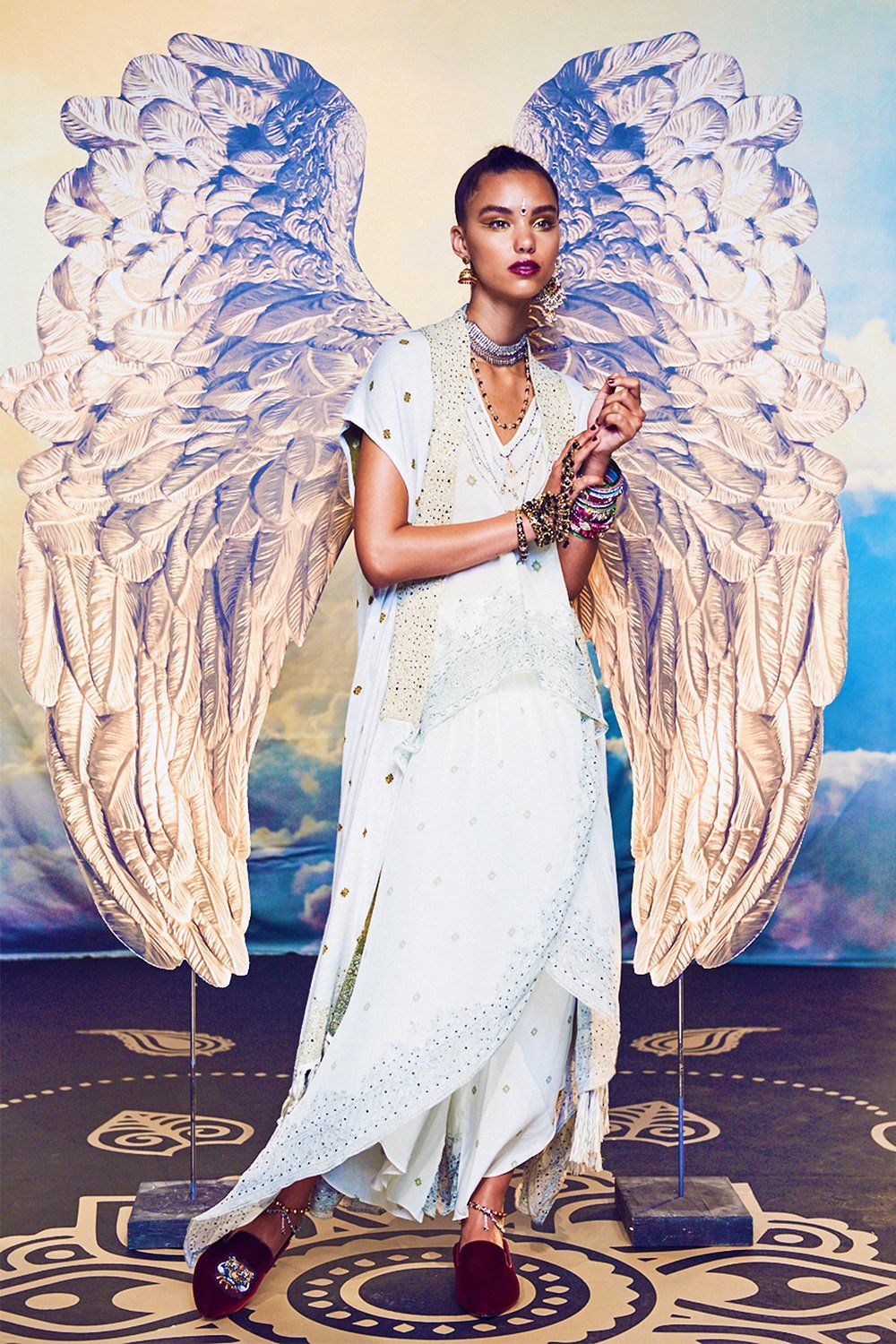 GUIDING LIGHT CROSS OVERLAY PANT