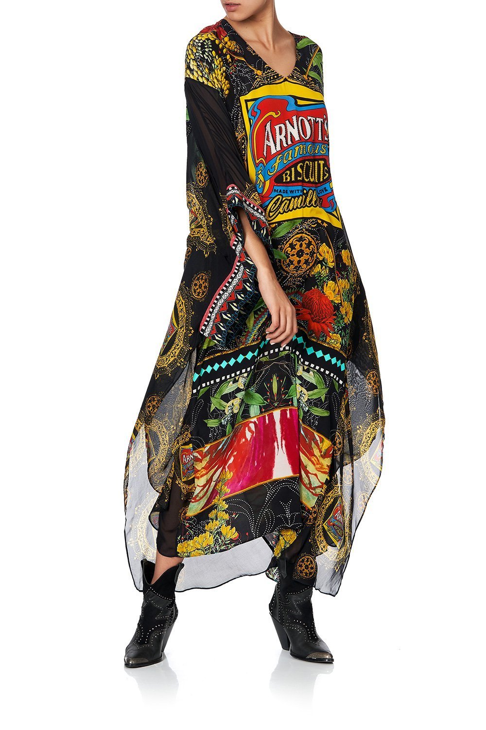 KAFTAN WITH SHEER SLEEVE ARNOTTS