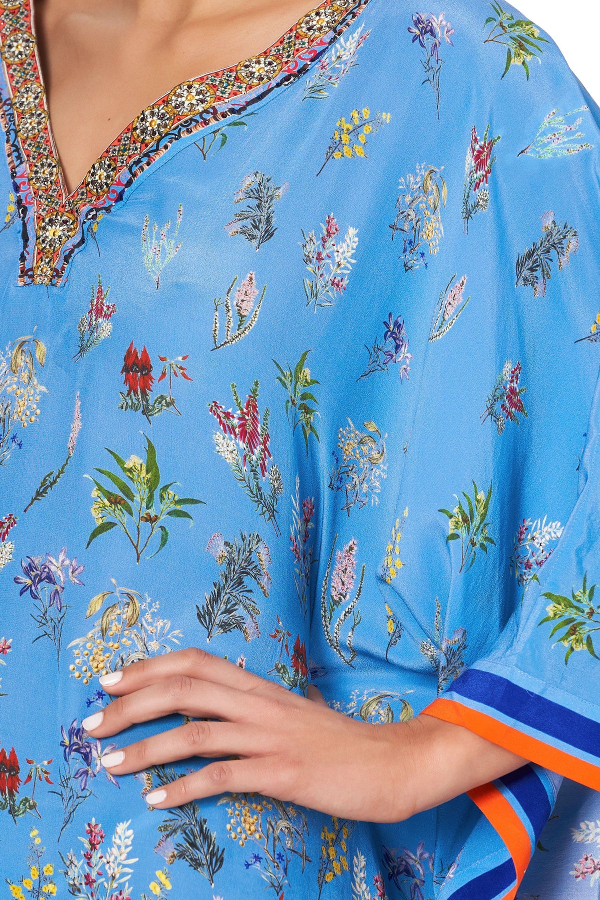 KAFTAN WITH SIDE WRAP SOUTHERN SPLENDOUR