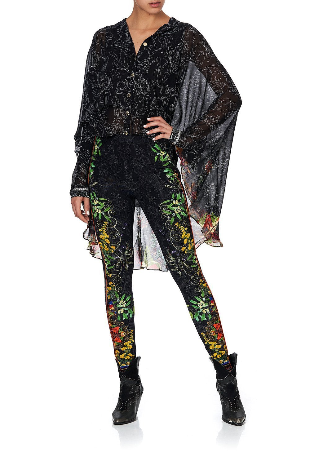 LEGGINGS WITH SIDE PANEL BLACKHEATH BETTY