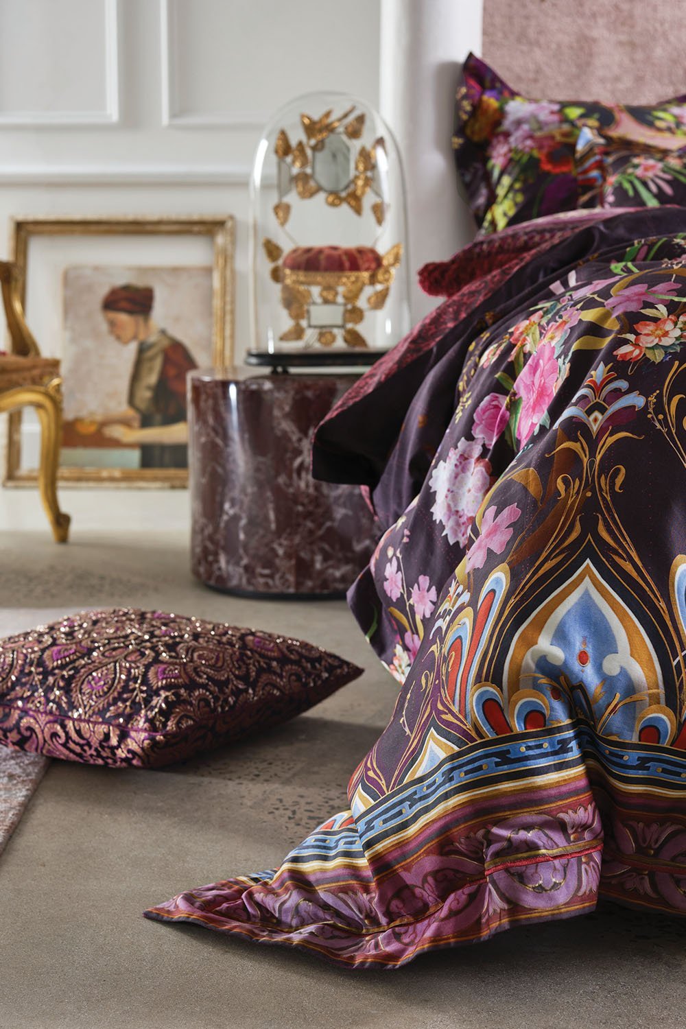 KING BED QUILT COVER SET WILD FLOWER