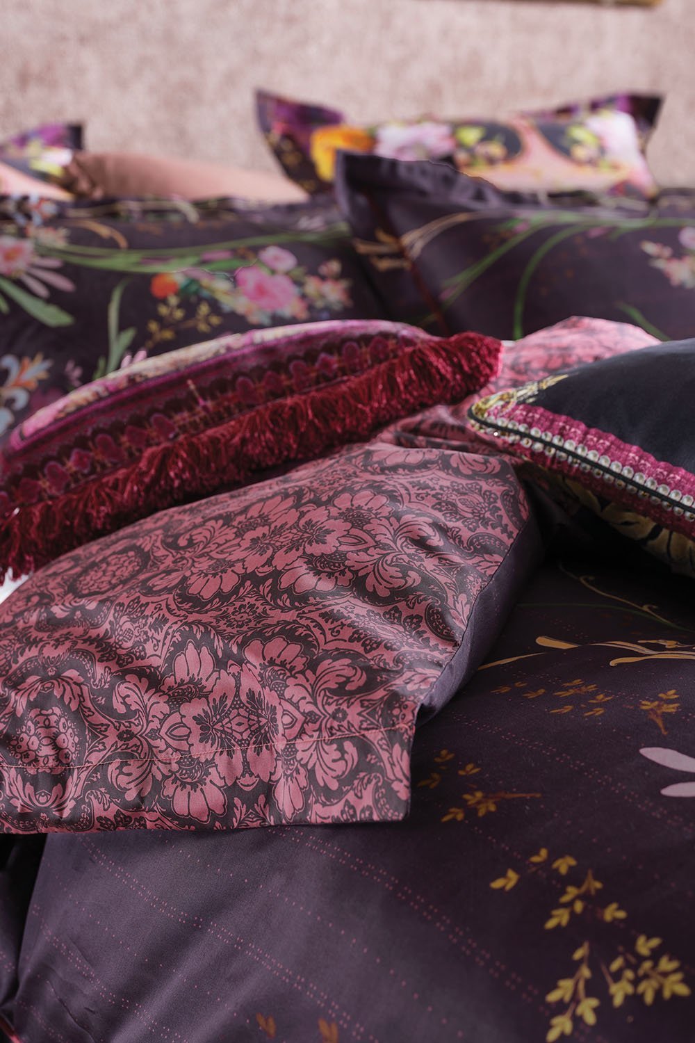 KING BED QUILT COVER SET WILD FLOWER