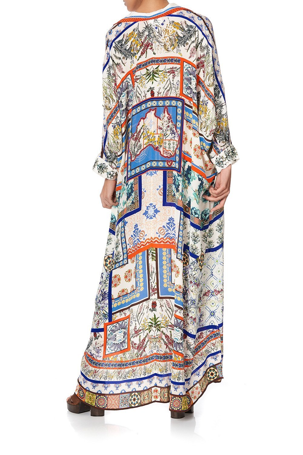 LONG COLLARED KAFTAN GONE COAST