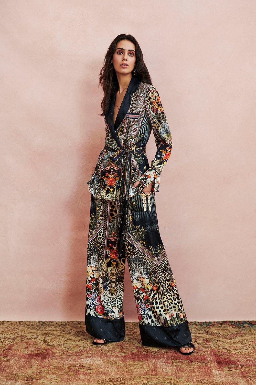 PAJAMA SUIT JACKET MARAIS AT MIDNIGHT