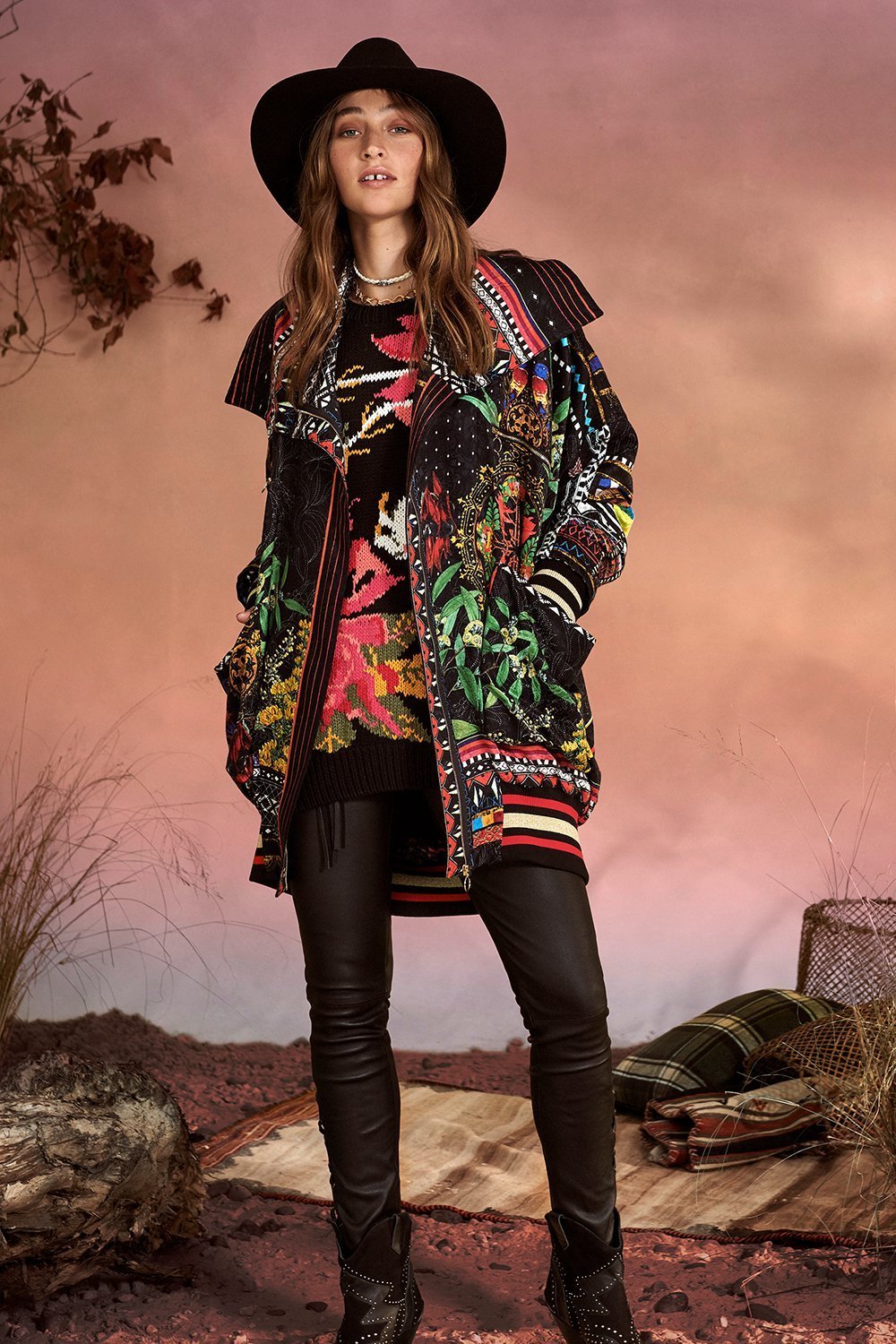 PARKA JACKET WITH RIB BLACKHEATH BETTY