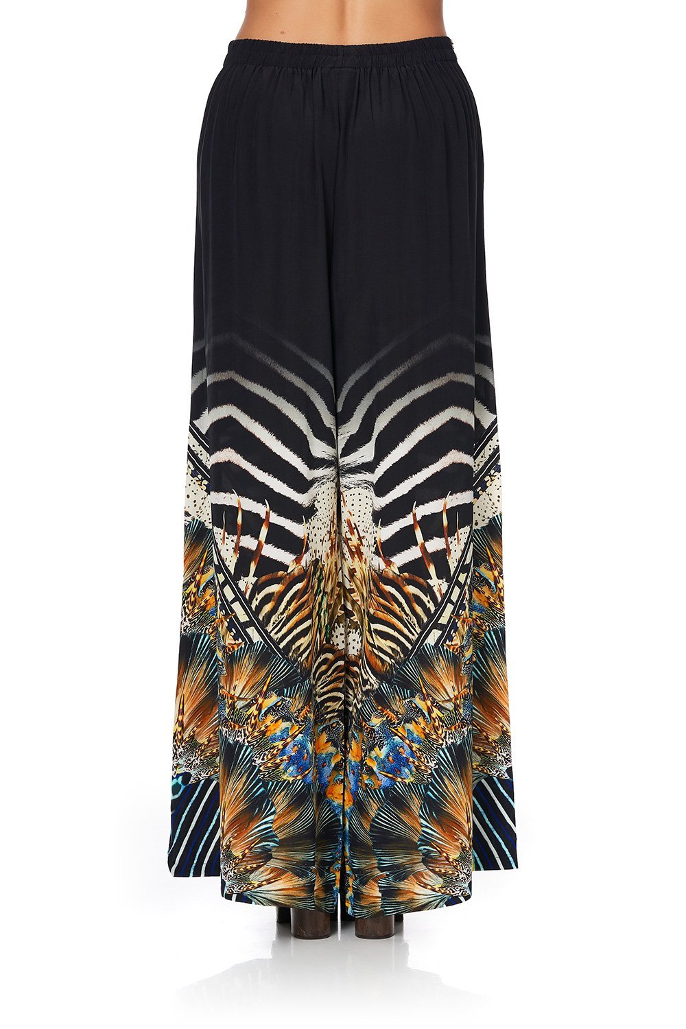 WIDE LEG TROUSER WITH FRONT POCKETS LOST PARADISE