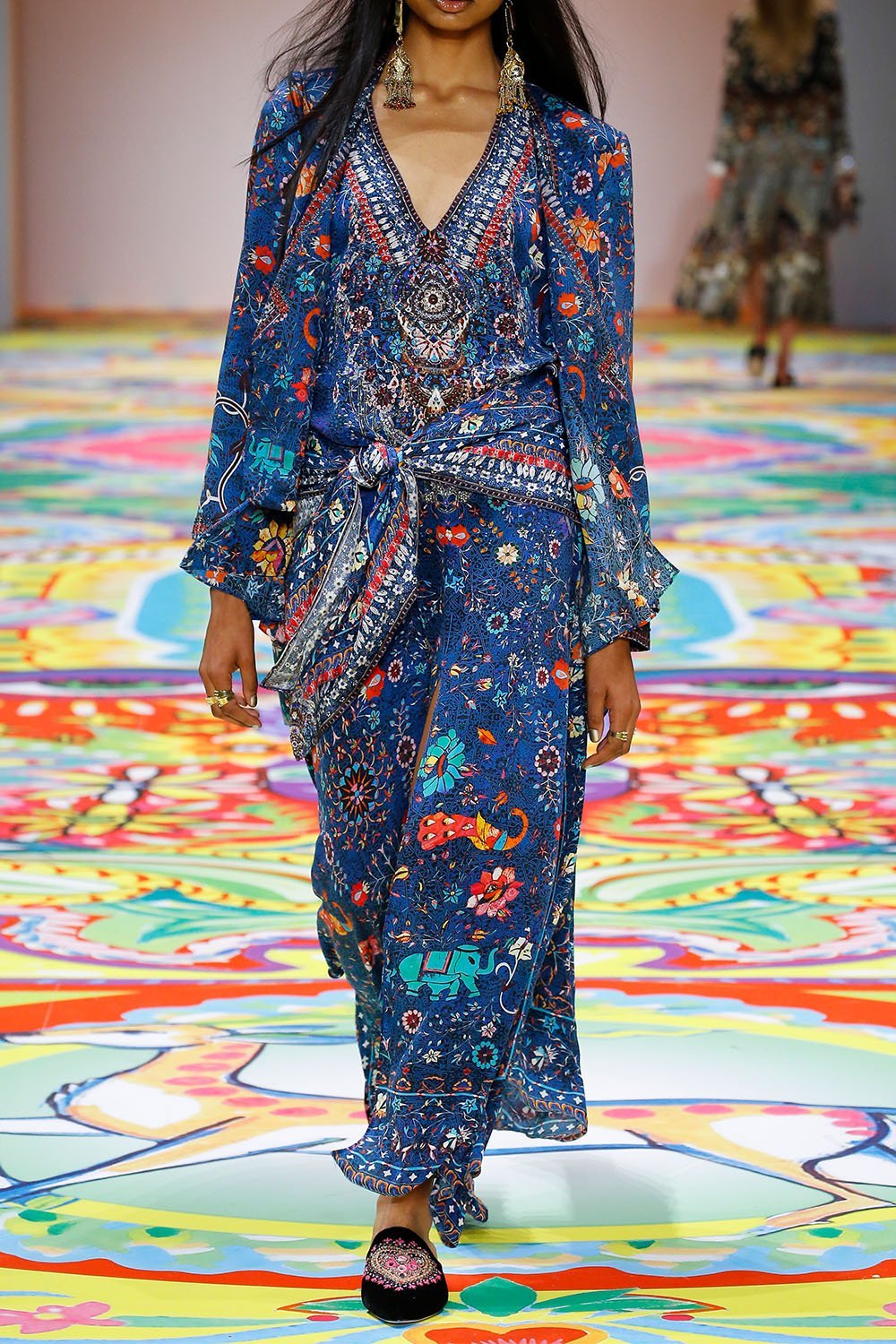 KINDNESS KALEIDOSCOPE DETACHABLE LAYERED JACKET