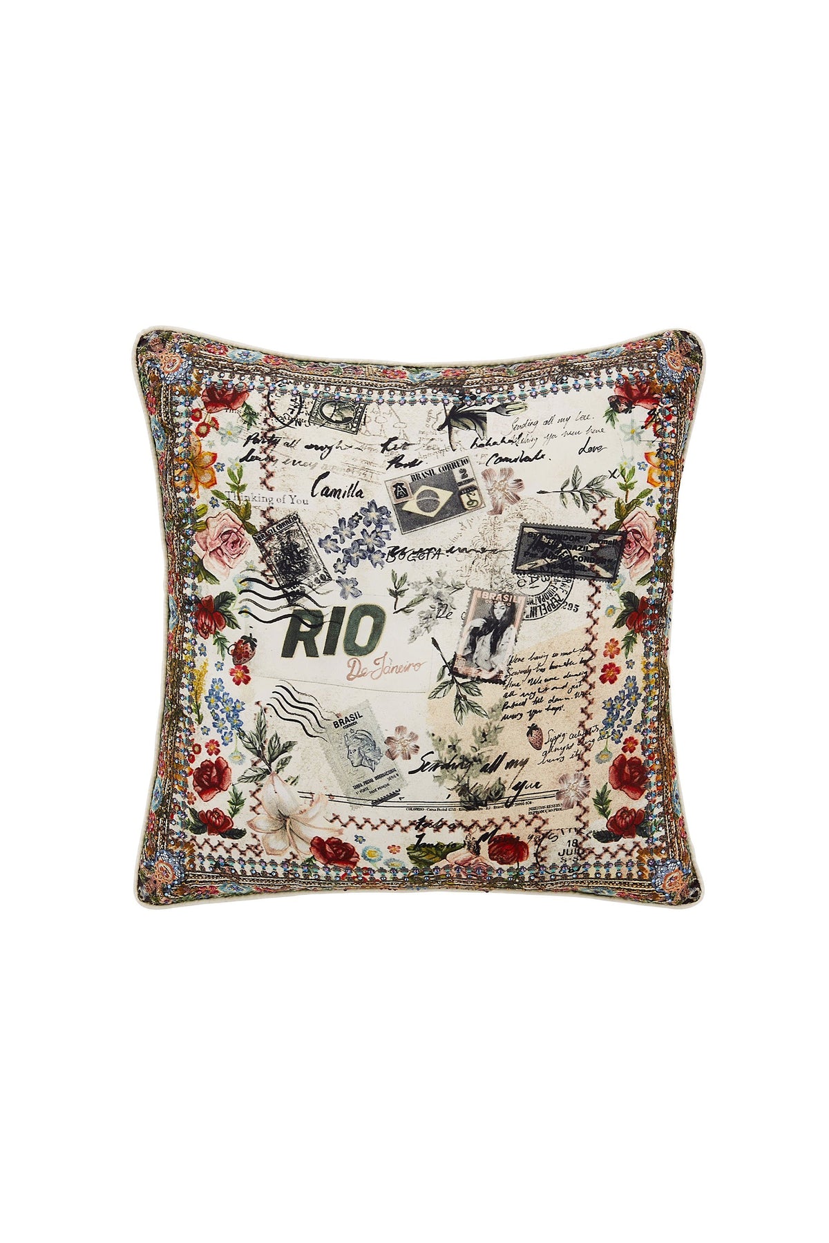 MEMORY LANE SMALL SQUARE CUSHION