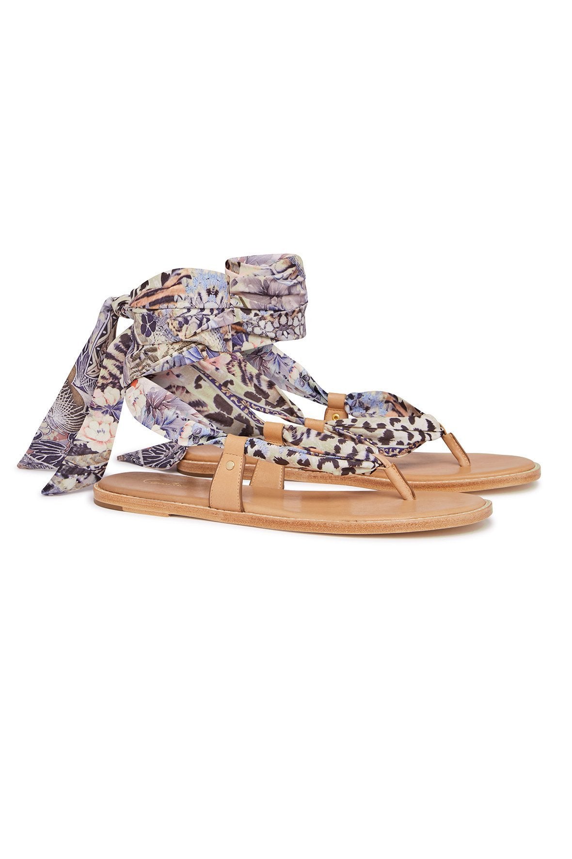 CAMILLA MELLOW MUSE FABRIC TIE SANDAL