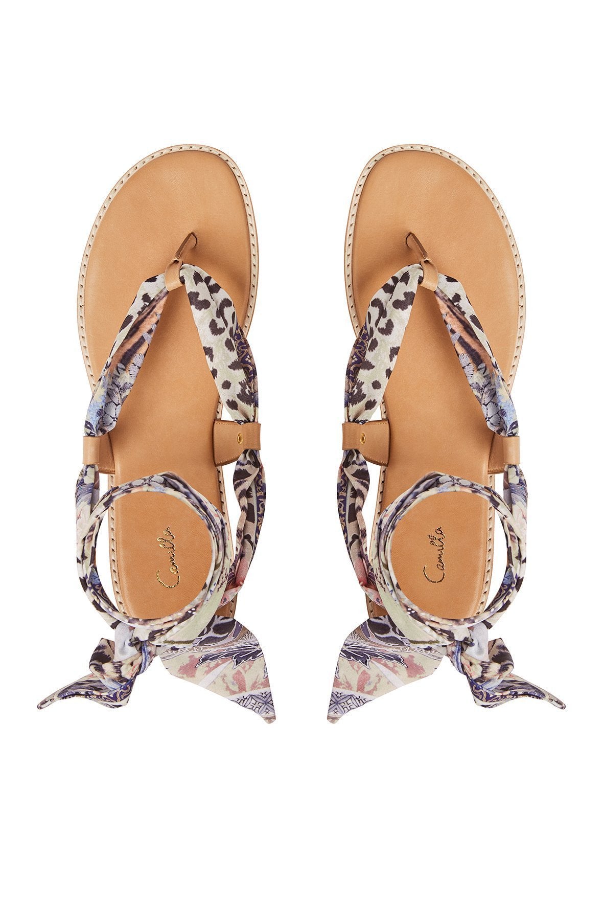 CAMILLA MELLOW MUSE FABRIC TIE SANDAL