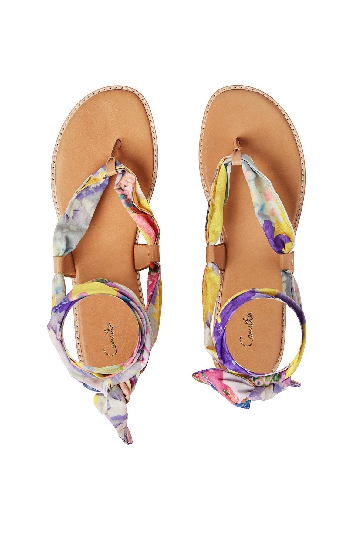 CAMILLA MELLOW MUSE FABRIC TIE SANDAL