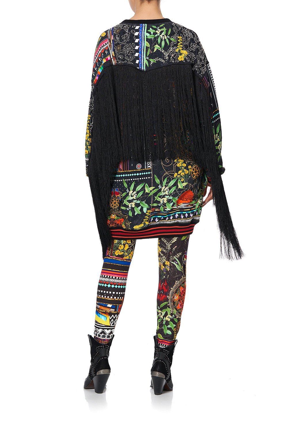 OVERSIZED SWEATER WITH TASSELS BLACKHEATH BETTY