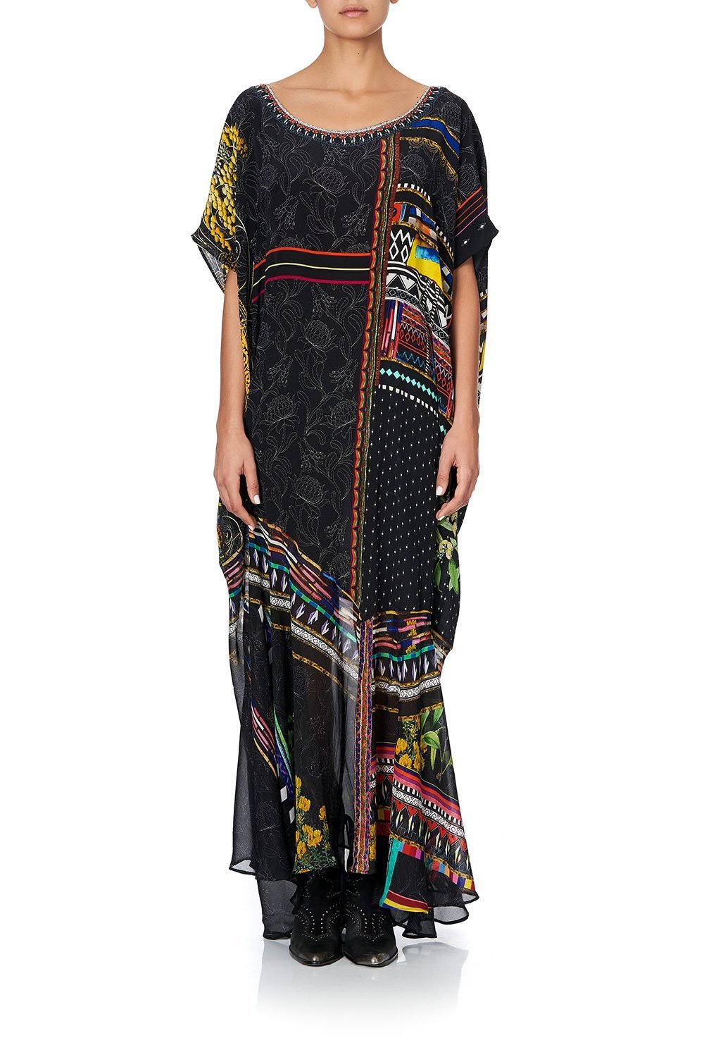 PANELLED HEM KAFTAN BLACKHEATH BETTY