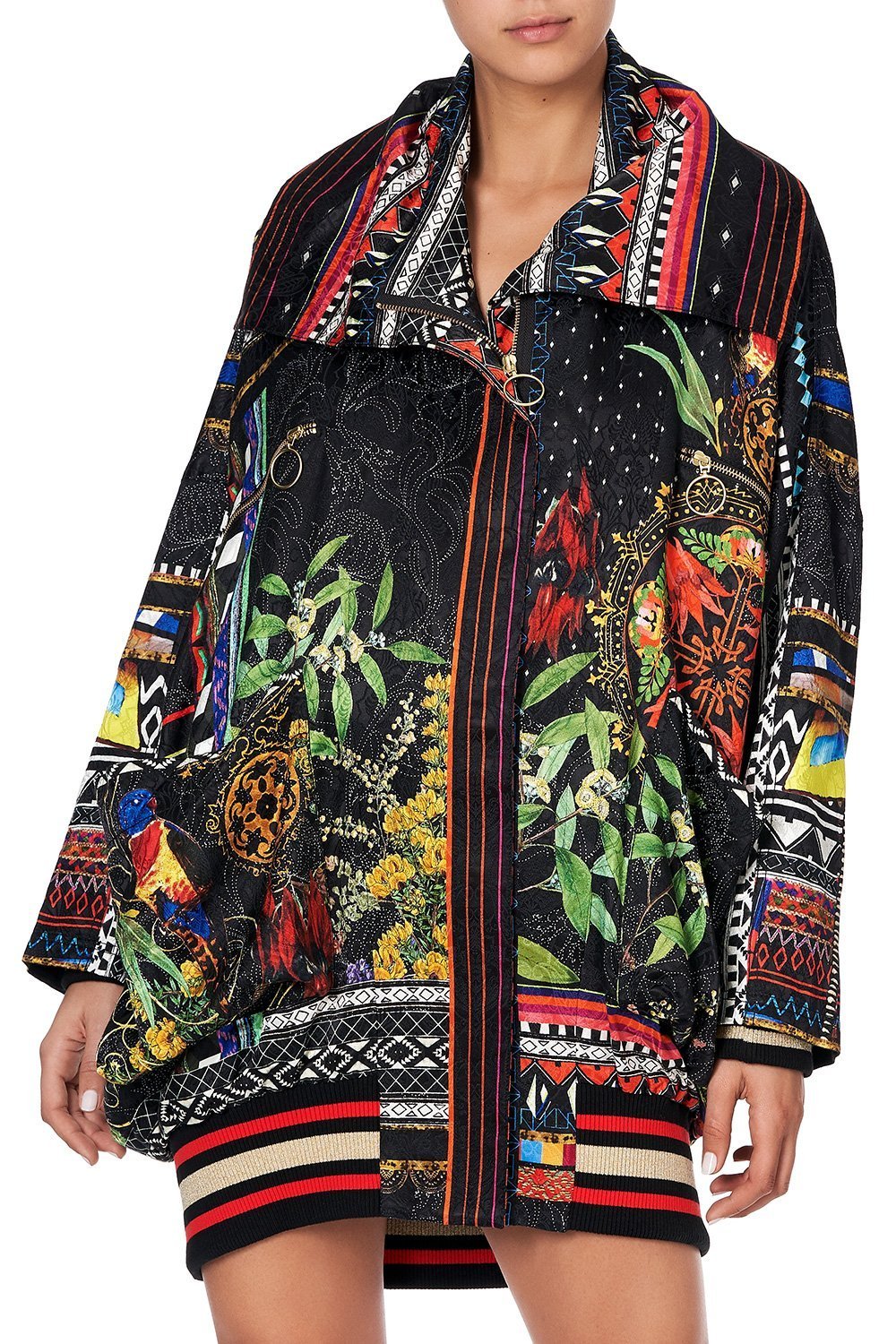 PARKA JACKET WITH RIB BLACKHEATH BETTY